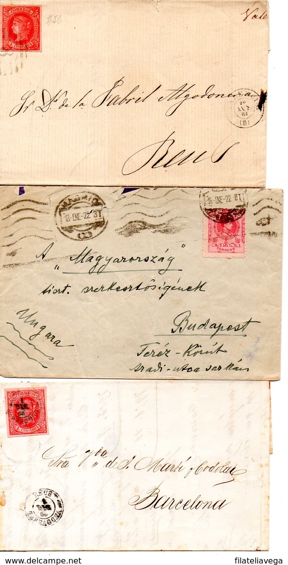 Lote De 10 Cartas - Lettres & Documents