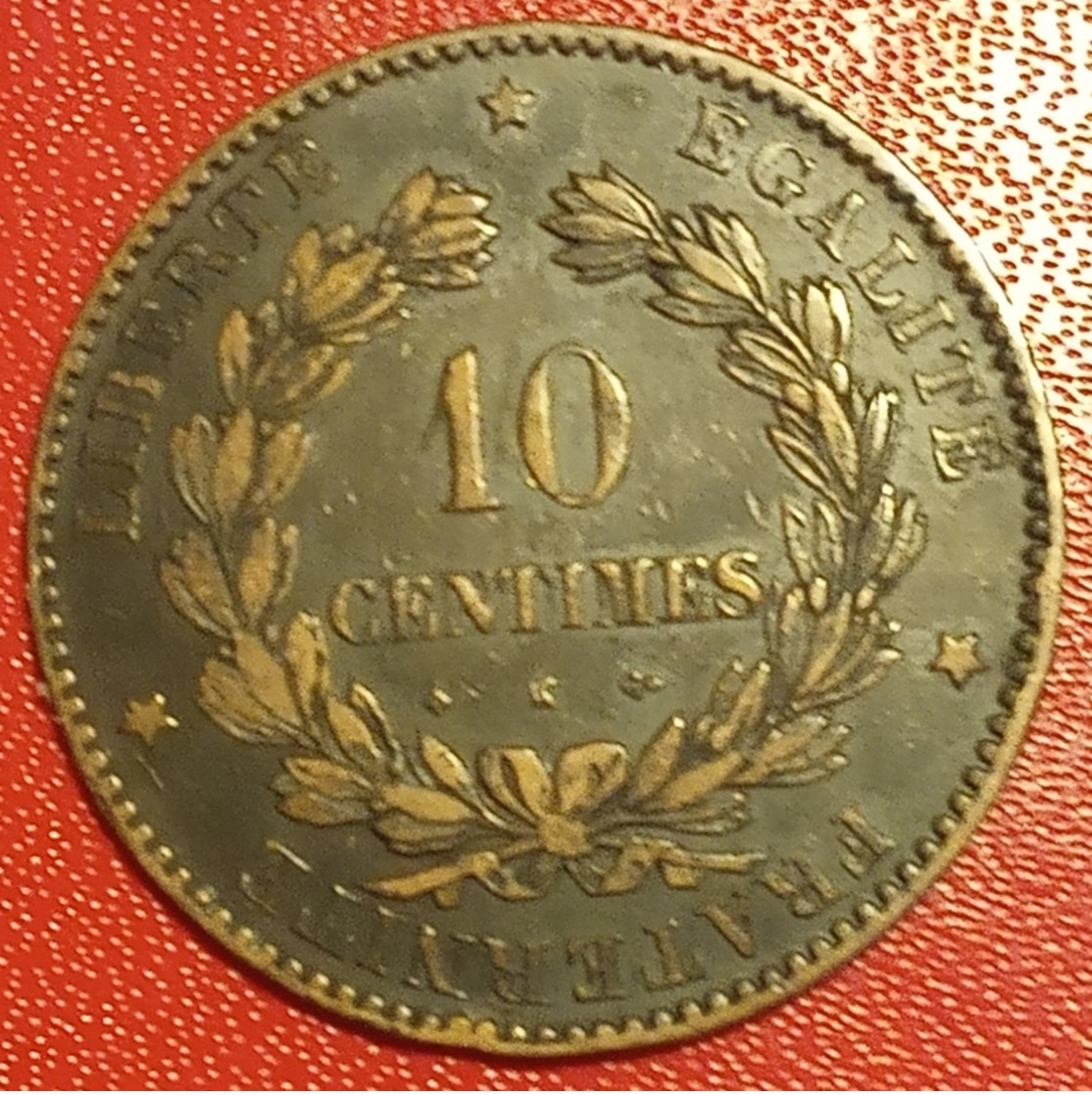 3ème République, 10 Centimes Cérès 1873K, TTB. - Sonstige & Ohne Zuordnung