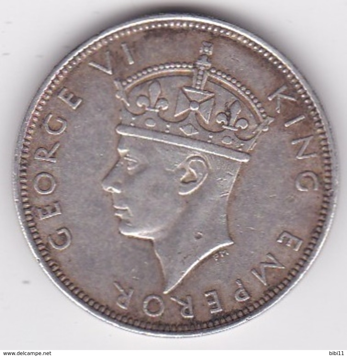 Mauritius 1 Roupie 1938 George VI, En Argent, KM # 19 - Maurice