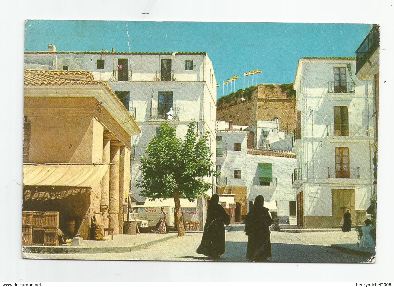 Espagne Espana Ibiza ( Baleares ) Plaza Del Mercado La Marina - Ibiza