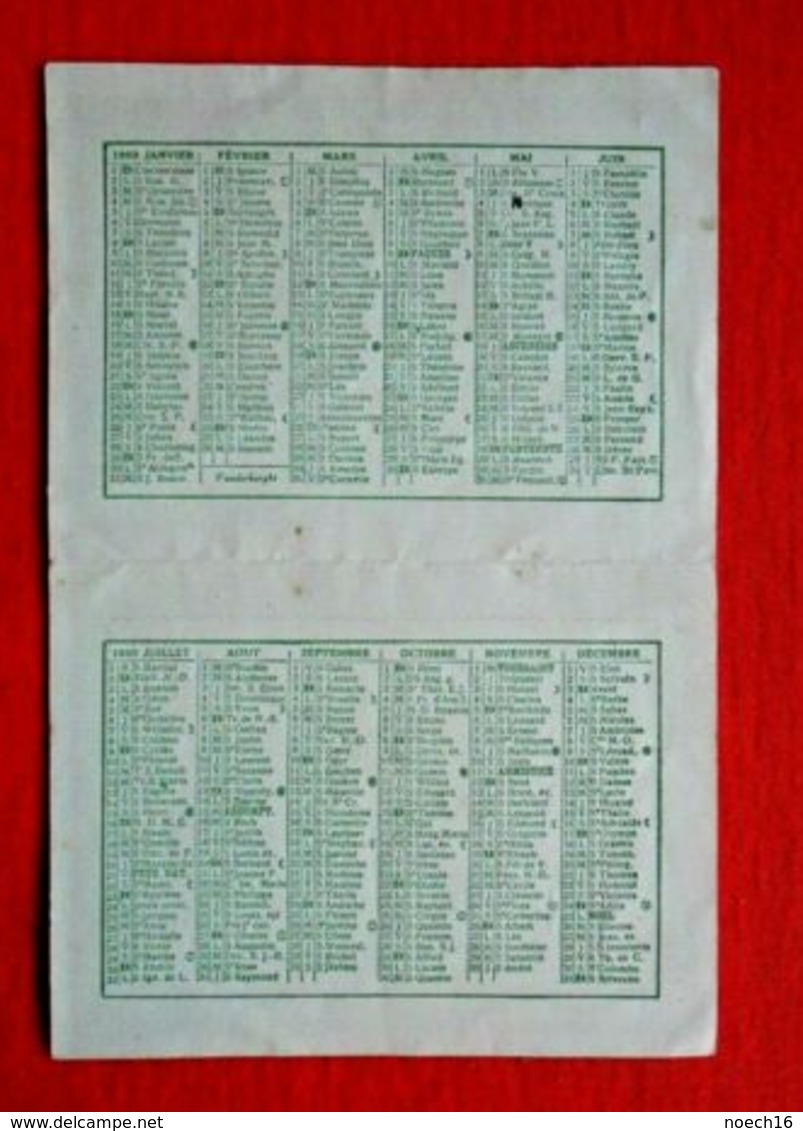 Calendrier De Poche/ Publicité/ 1950 - Confections A Saint-Jacques - Etterbeek - Grand Format : 1941-60