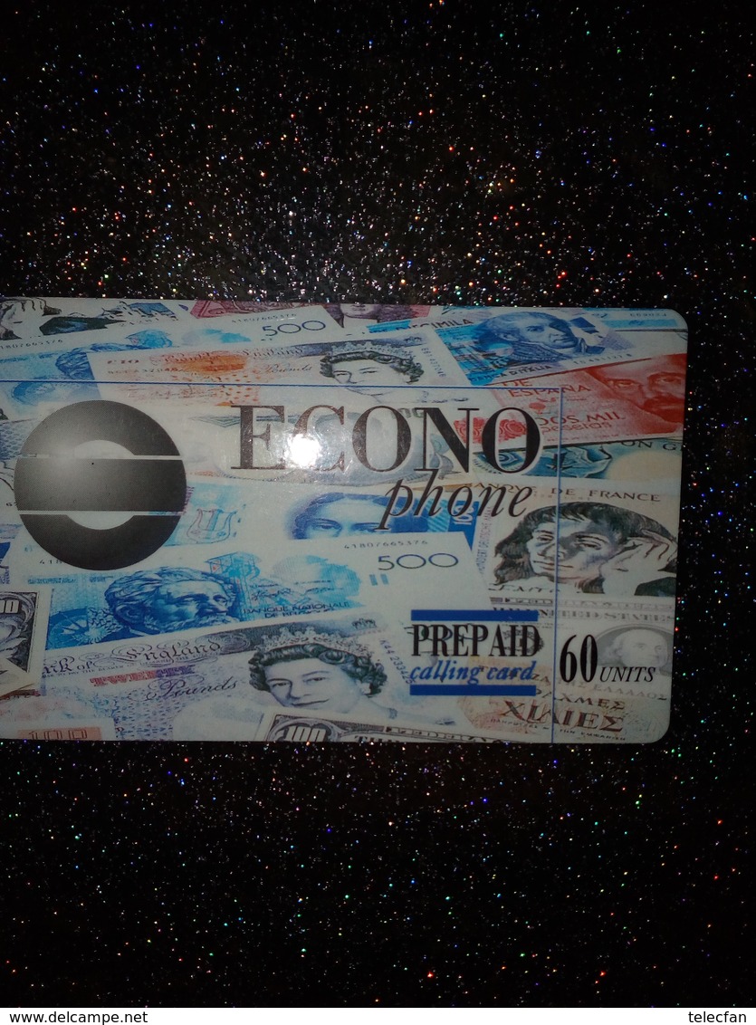 GB PREPAID ECONO PHONE BILLET BANQUE BANKNOTE OF THE WORLD  60U UT - Francobolli & Monete