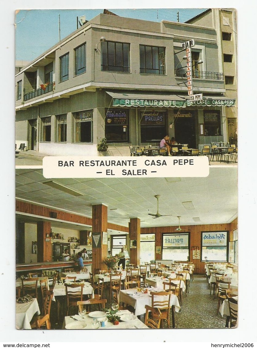 Espagne Espana Valencia El Saler Bar Restaurante Casa Pepe - Valencia