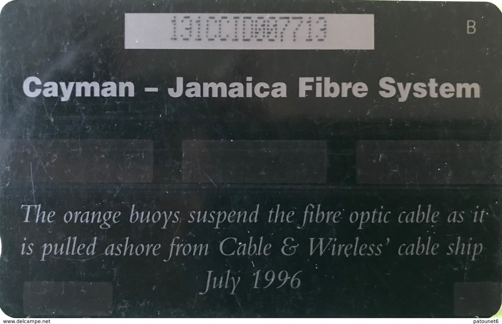 ILES CAYMAN  -  Phonecard  -  Cabble & Wirelees  -  The Orange Buoys Suspend ..  -  CI $ 10 - Iles Cayman