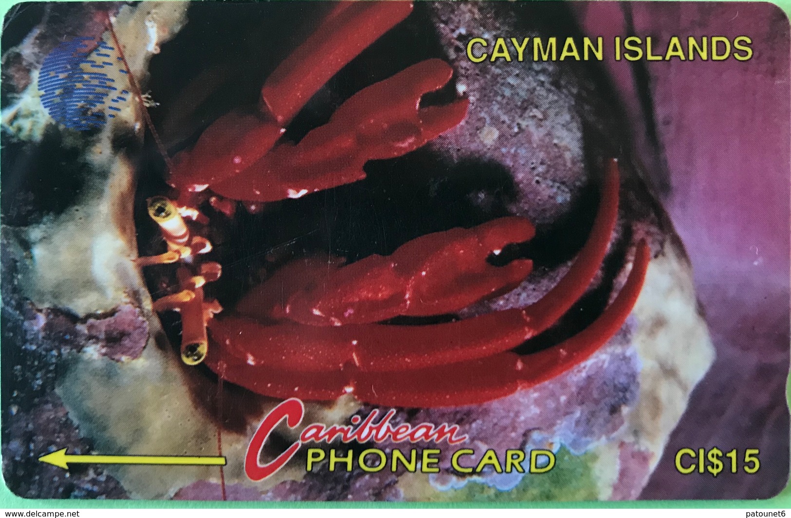 ILES CAYMAN  -  Phonecard  -  Cabble & Wirelees  -  CI $ 15 - Iles Cayman