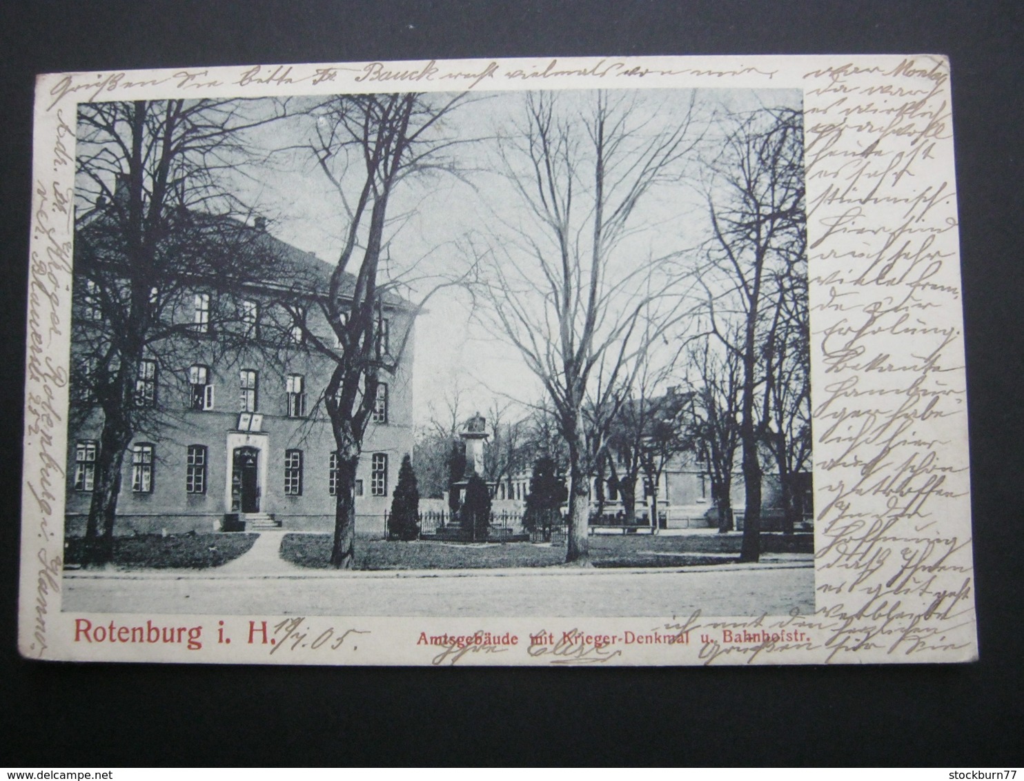 ROTENBURG  , Schöne Karte  Um 1905 - Rotenburg (Wümme)