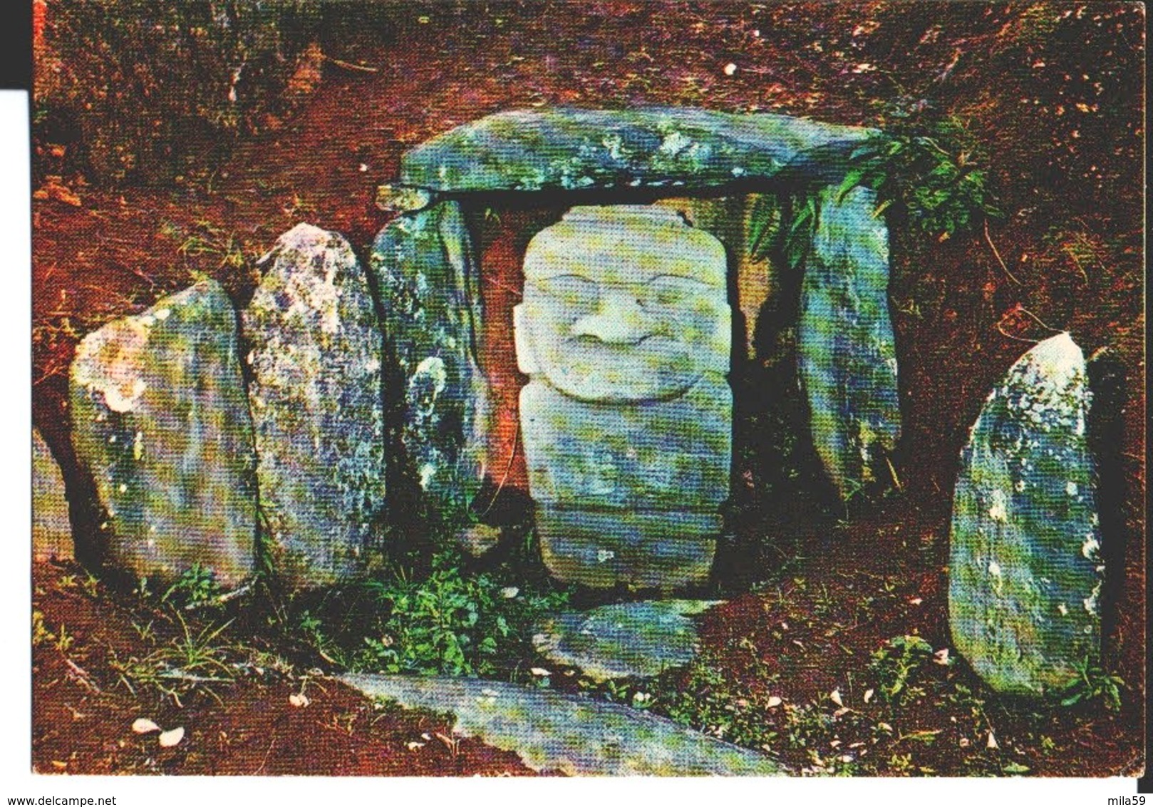 Huila. Colombia. Parque Arqueologico De San Agustin. Estatuas Précolombinas. De Fernande à Robert Bourdon à Courbevoie. - Kolumbien