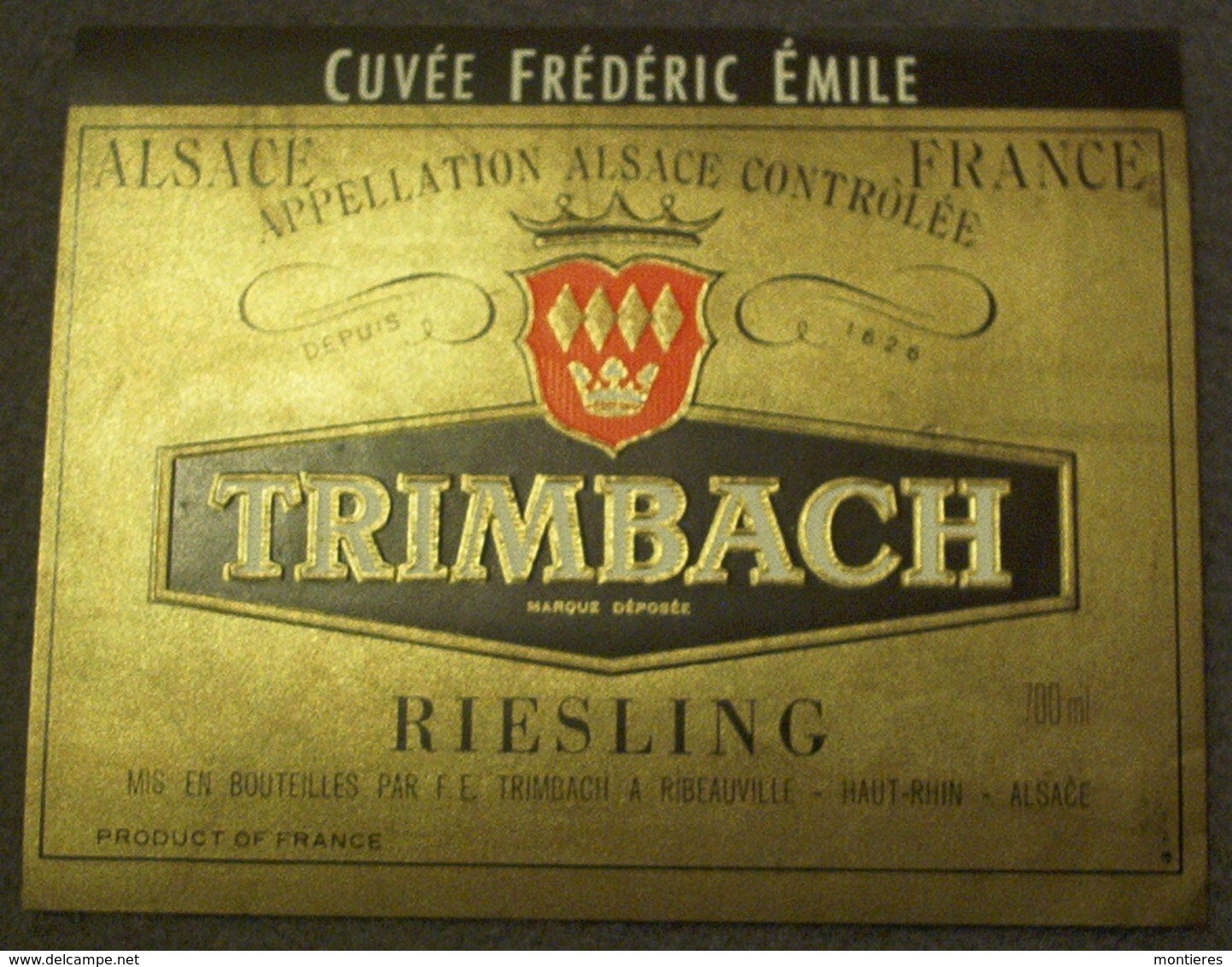 TRIMBACH Riesling Cuvée Frédéric Emile Mis En Bouteille à Ribeauvillé Haut-Rhin 700 Ml - Riesling