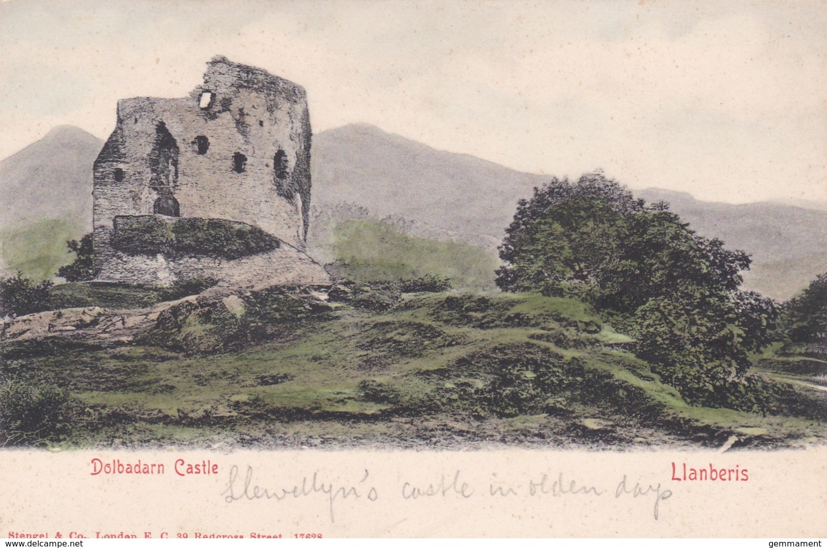 LLANBERIS - DOLBADARN CASTLE - Contea Sconosciuta