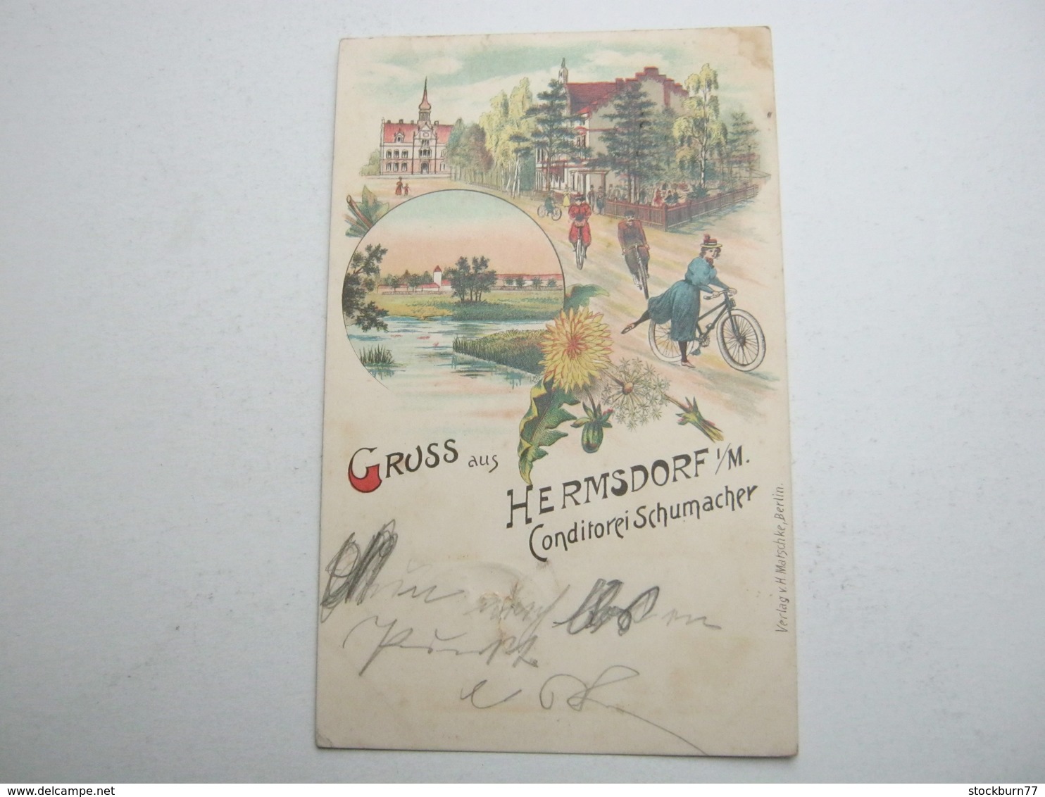 HERMSDORF ,  Seltene Karte 1899 - Hermsdorf