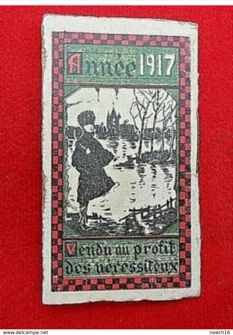 Calendrier- Livret De Poche 1917 - Tamaño Pequeño : 1901-20