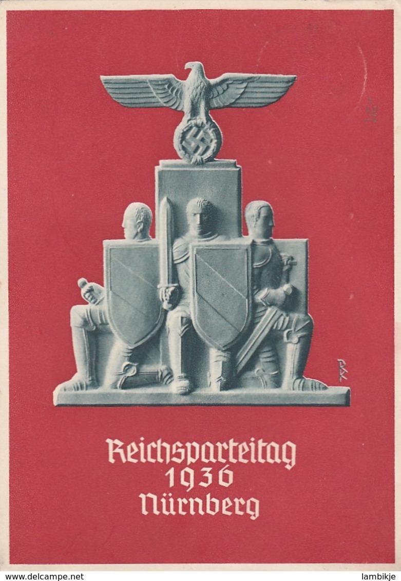 Deutsches Reich Propaganda Postkarte 1936 Reichsparteitag - Briefe U. Dokumente