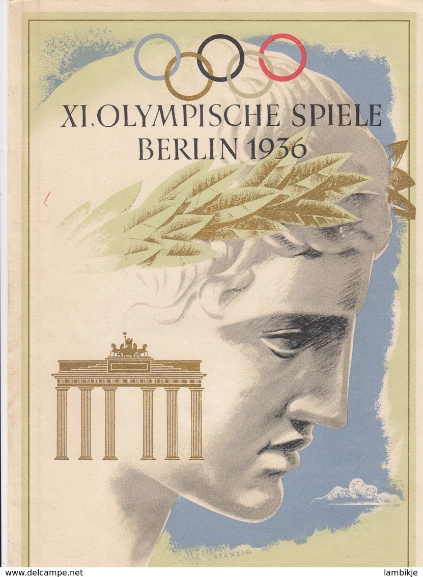 Deutsches Reich Propaganda Telegramm Olympiade 1936 - Covers & Documents