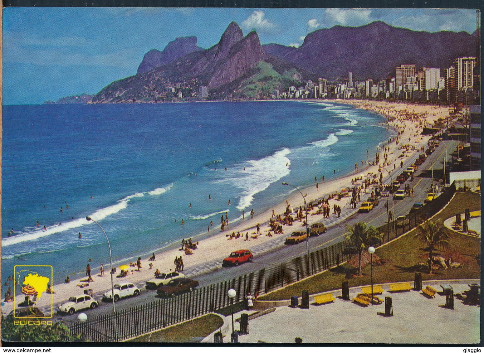 °°° 19987 - BRASIL - RIO DE JANEIRO - PRAIA DE IPANEMA E LEBLON - 1987 °°° - Rio De Janeiro