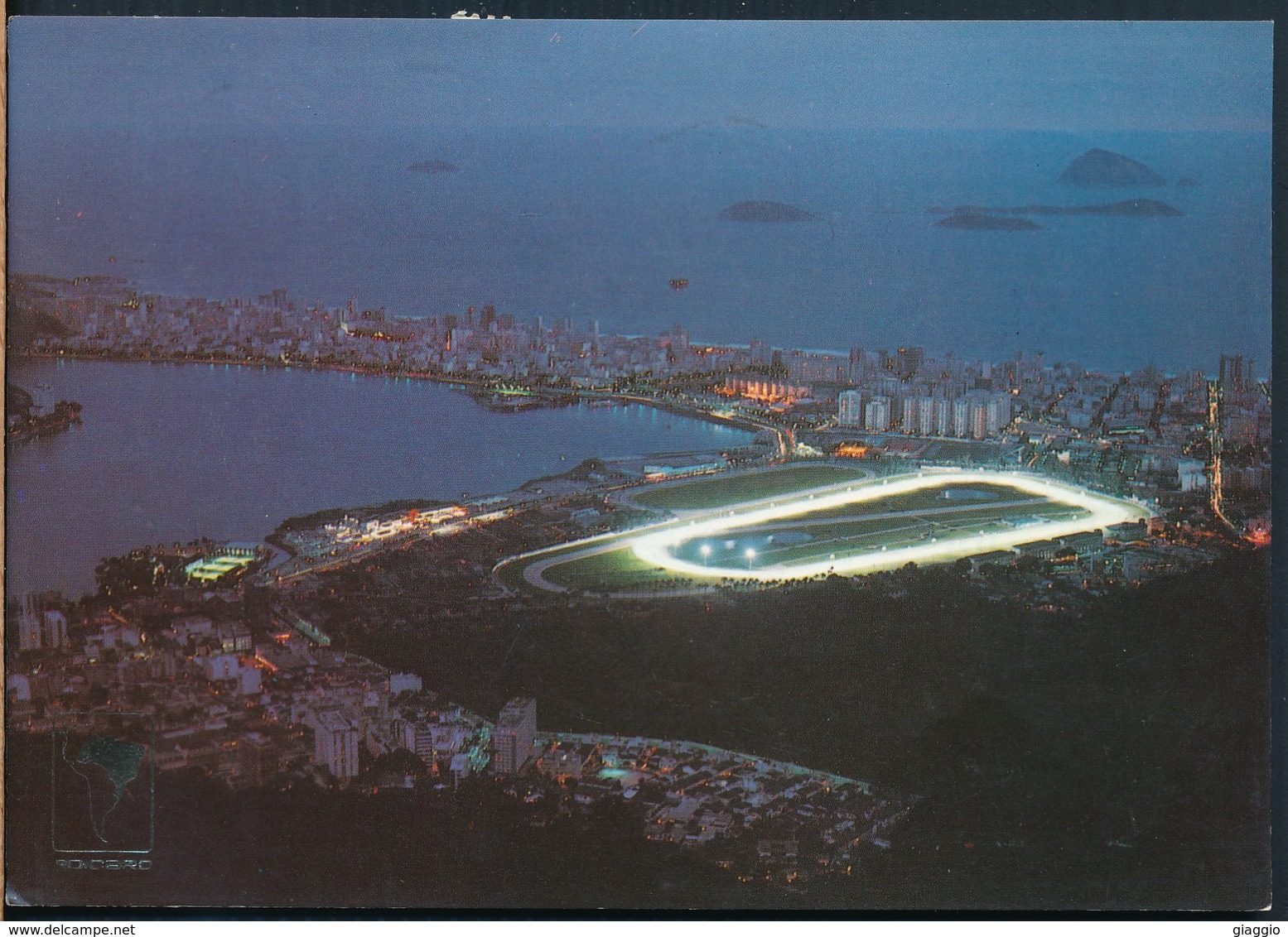 °°° 19998 - BRASIL - RIO DE JANEIRO - LAGOA RODRIGO DE FREITAS E HIPODROMO DA GAVEA - 2004 With Stamps °°° - Rio De Janeiro