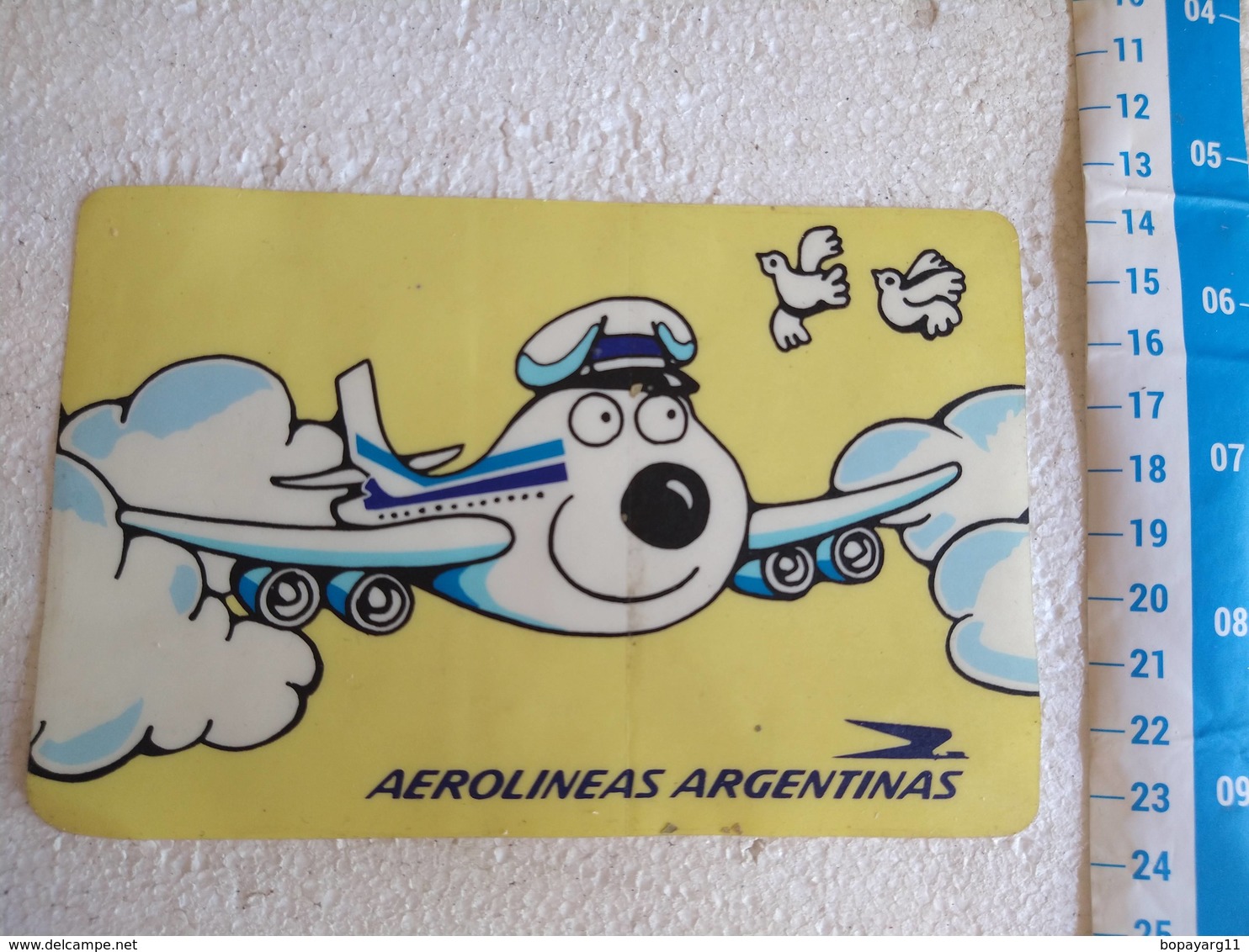 Aerolineas Argentinas Airlines OLD Sticker NOS #1 - Stickers