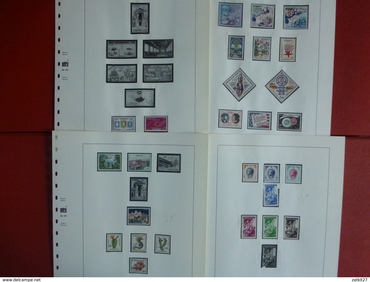 collection timbres neufs **  de Monaco