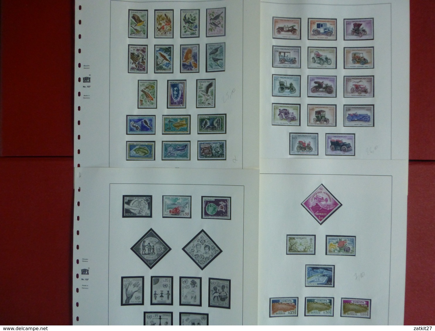 collection timbres neufs **  de Monaco