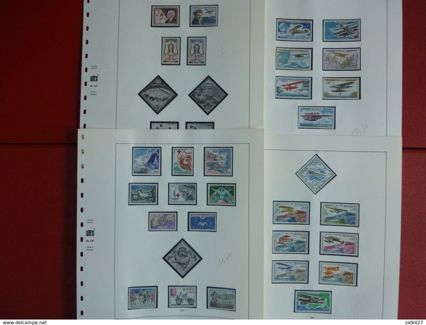 collection timbres neufs **  de Monaco