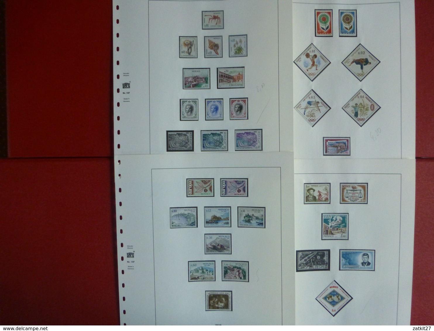 collection timbres neufs **  de Monaco