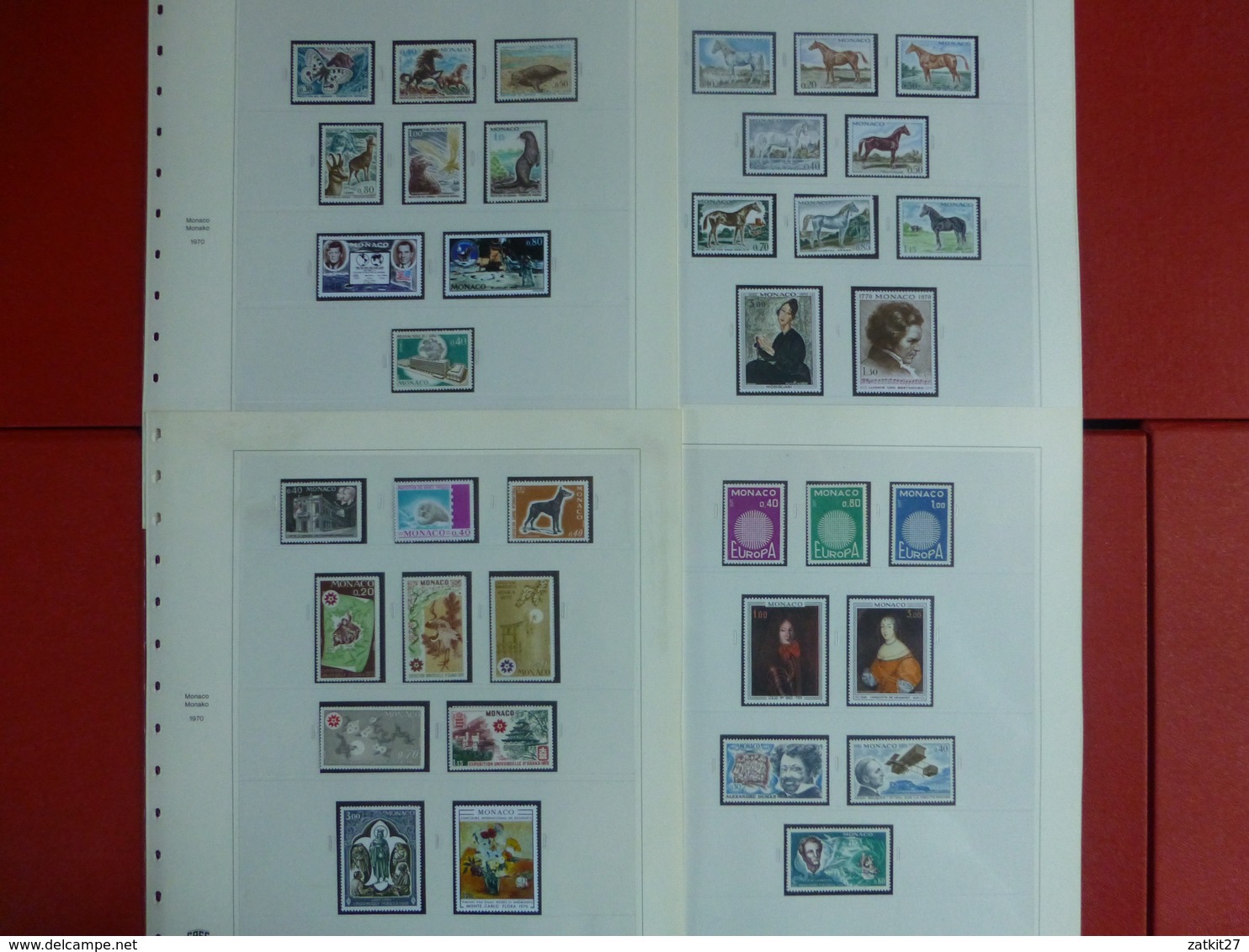 collection timbres neufs **  de Monaco