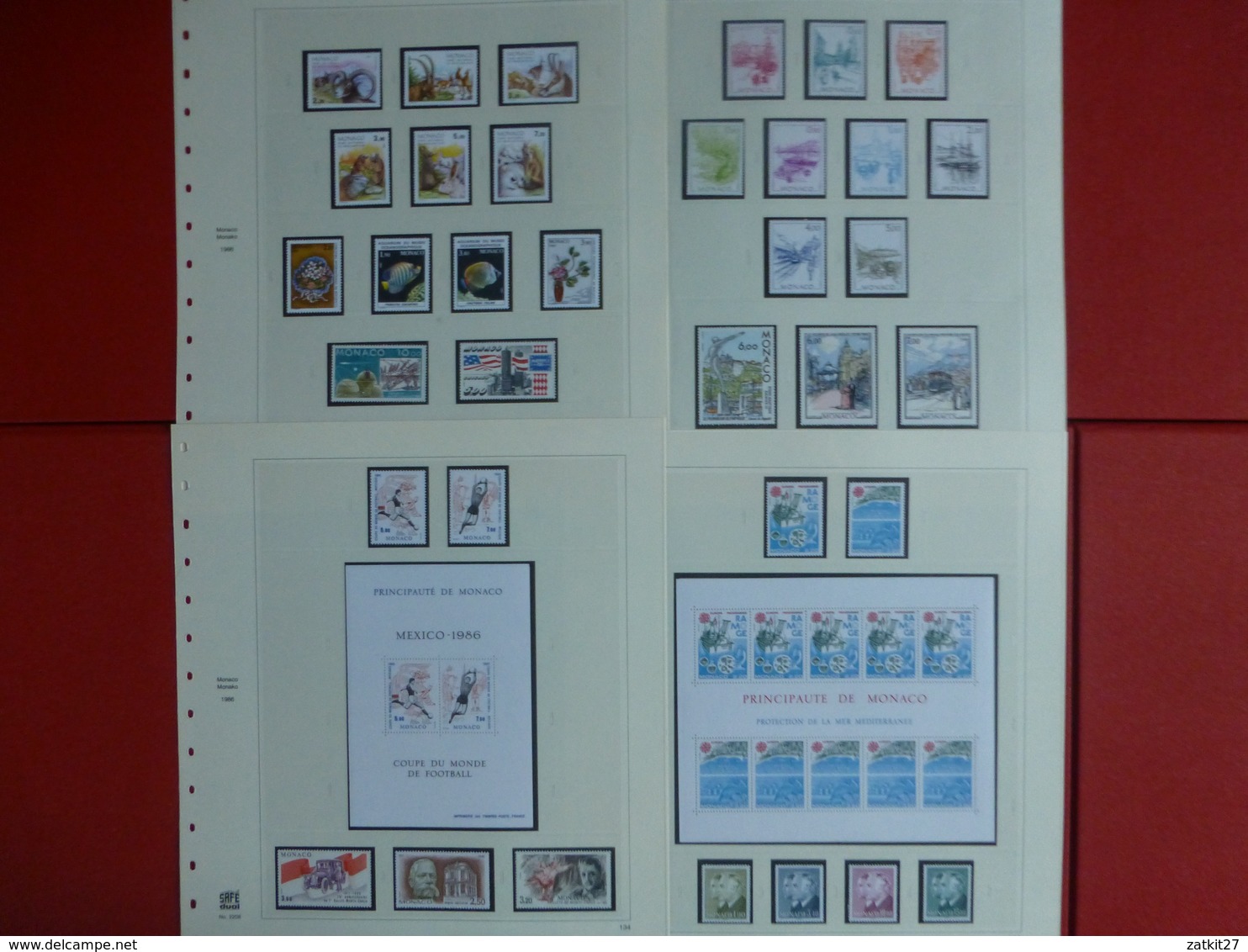 collection timbres neufs **  de Monaco