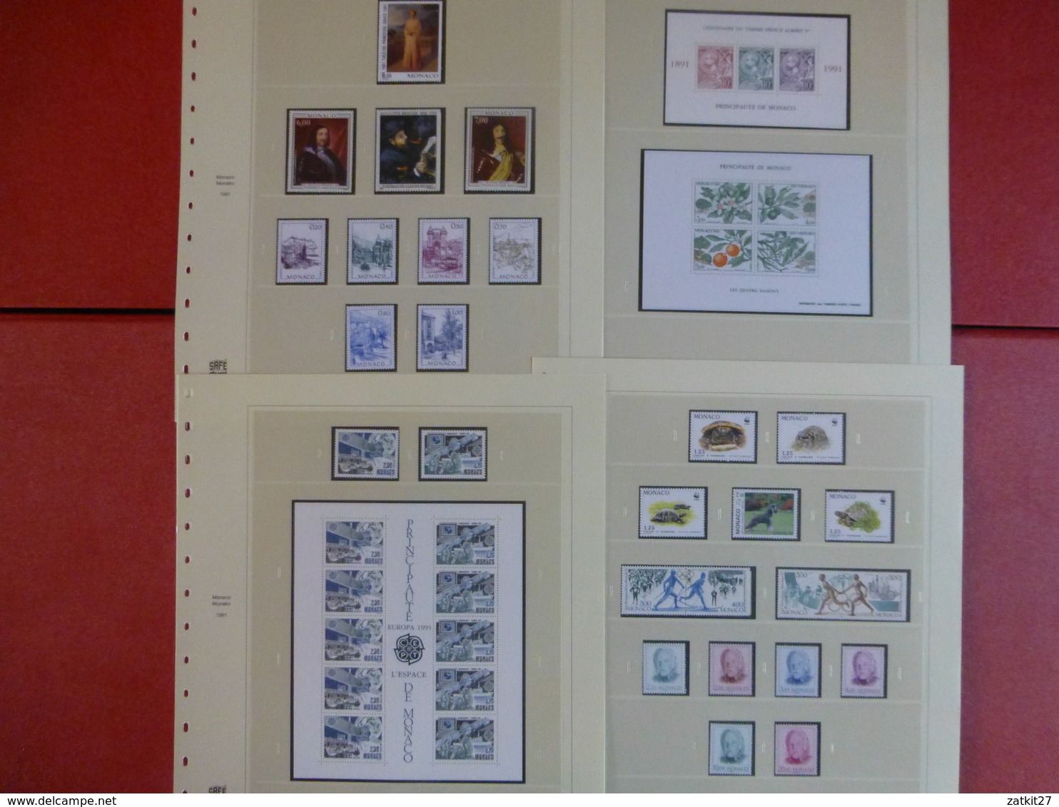 collection timbres neufs **  de Monaco