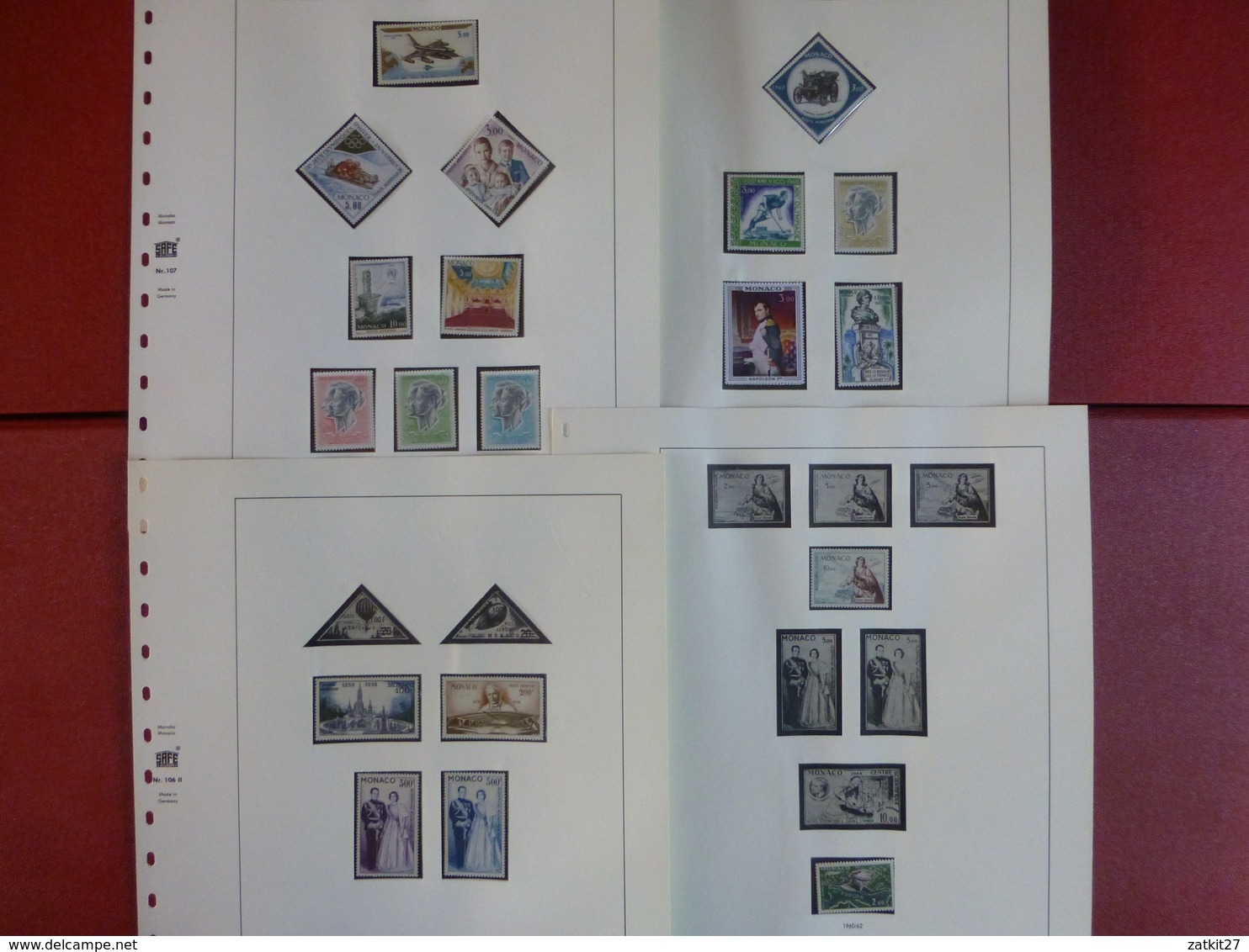 collection timbres neufs **  de Monaco