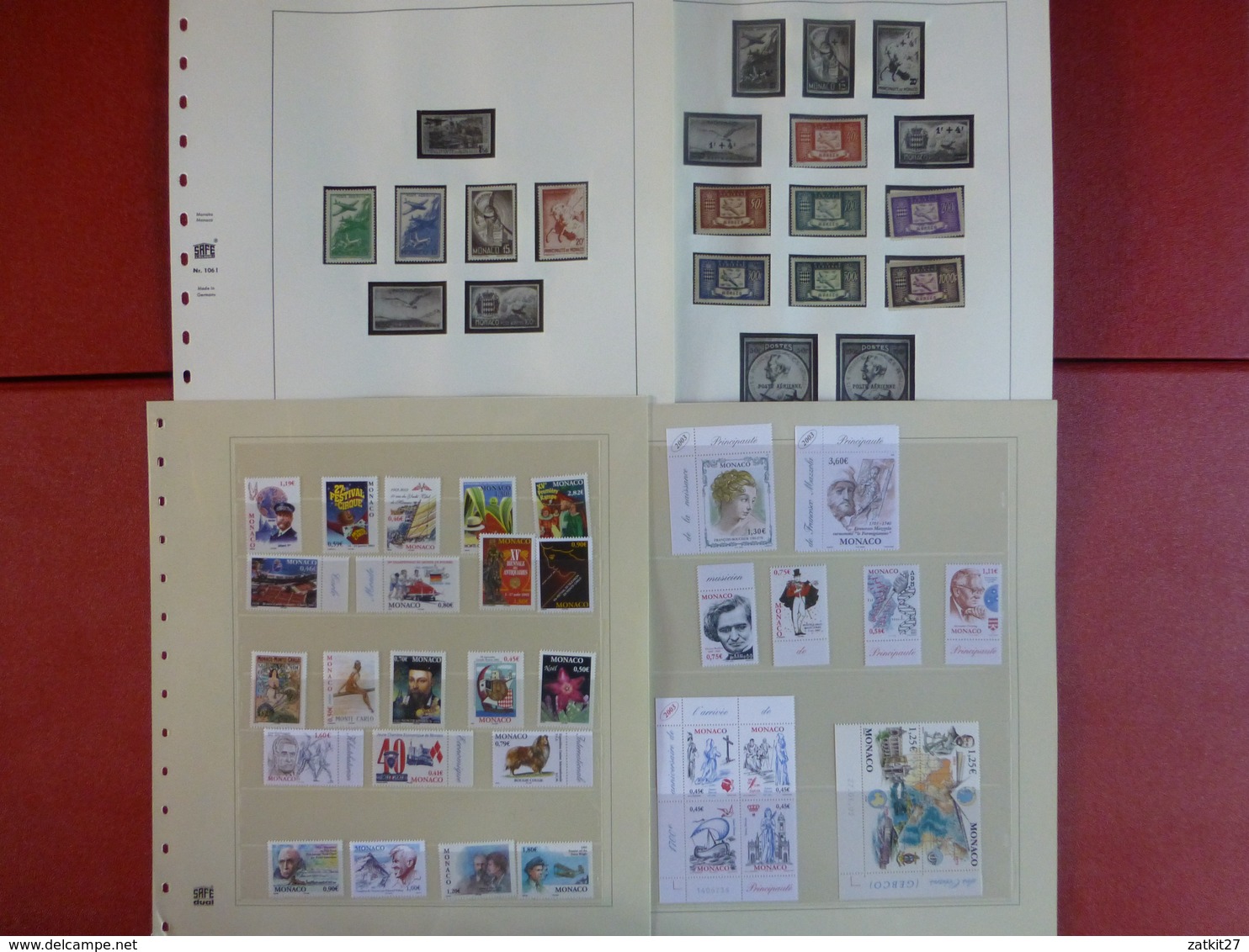 collection timbres neufs **  de Monaco