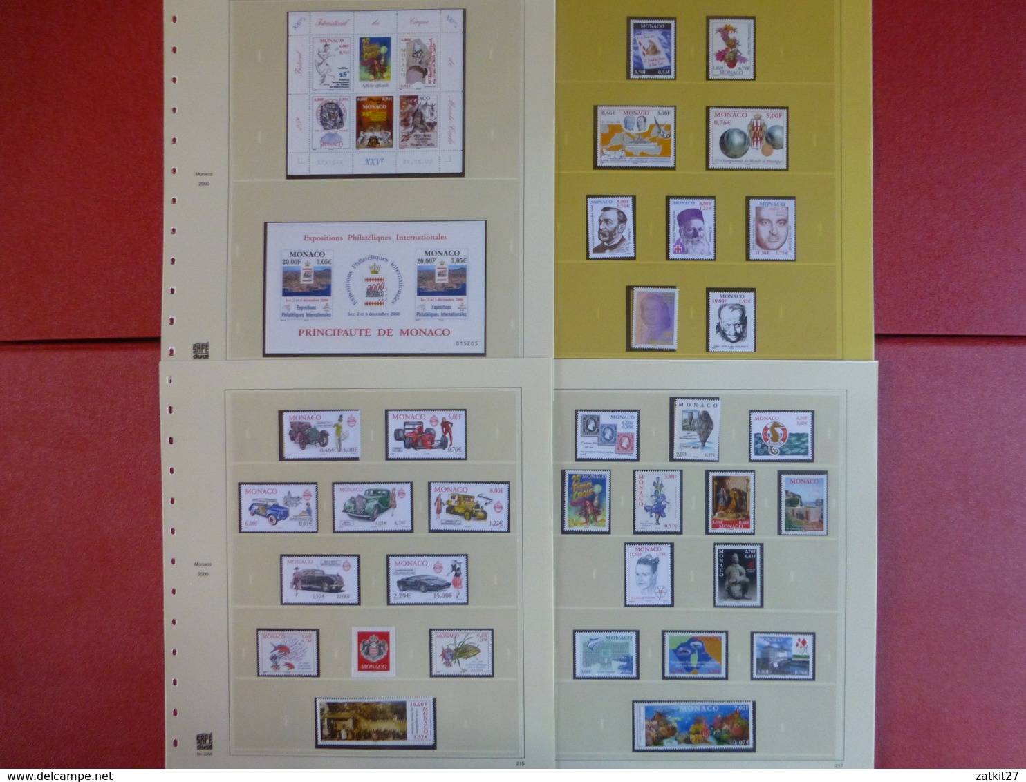 collection timbres neufs **  de Monaco