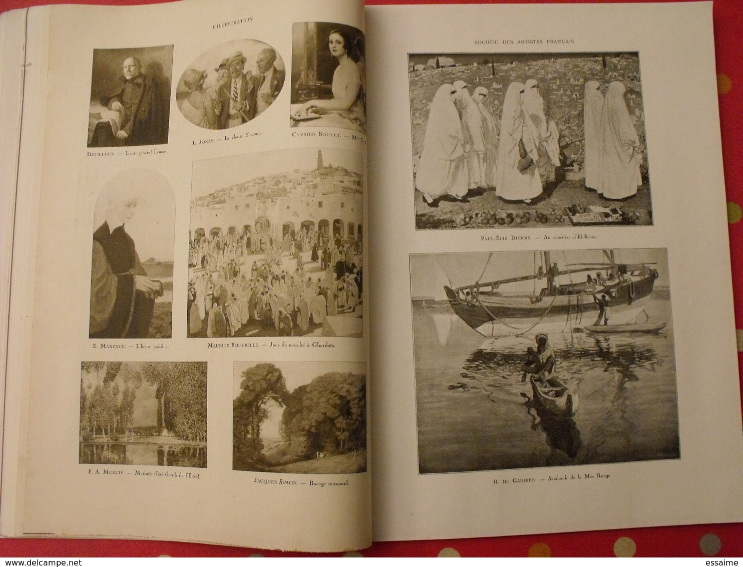 illustration n° 4132 du 13 mai 1922 spécial salon peinture. complet de ses images collées. la saison d'art de paris