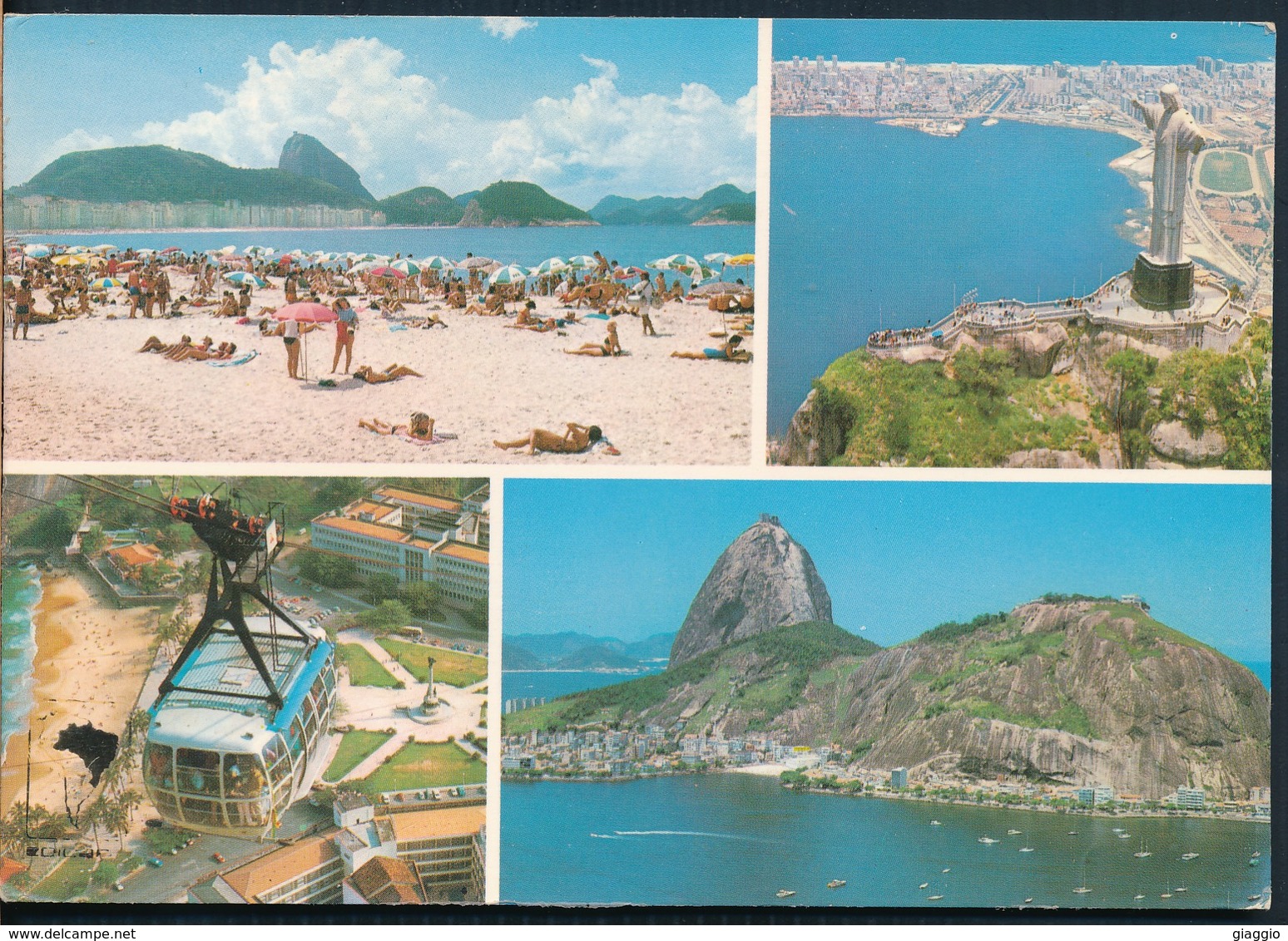 °°° 20007 - BRASIL - RIO DE JANEIRO - VEDUTE VIEWS - 1982 With Stamps °°° - Rio De Janeiro