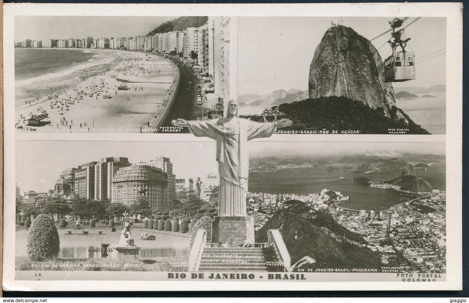 °°° 20010 - BRASIL - RIO DE JANEIRO - VEDUTE VIEWS - 1960 With Stamps °°° - Rio De Janeiro