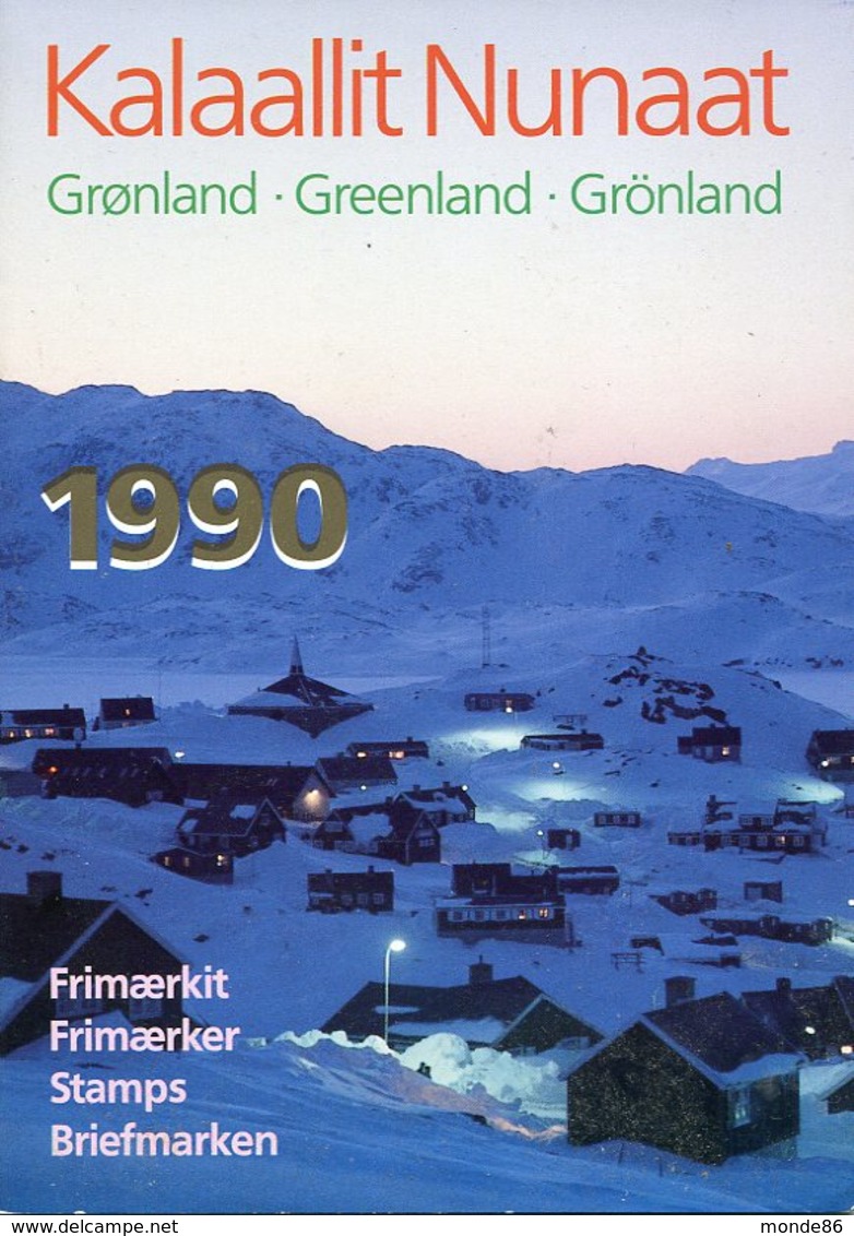 GROENLAND - Année Complète 1990 ** - Dans Un Carnet Officiel - Volledige Jaargang