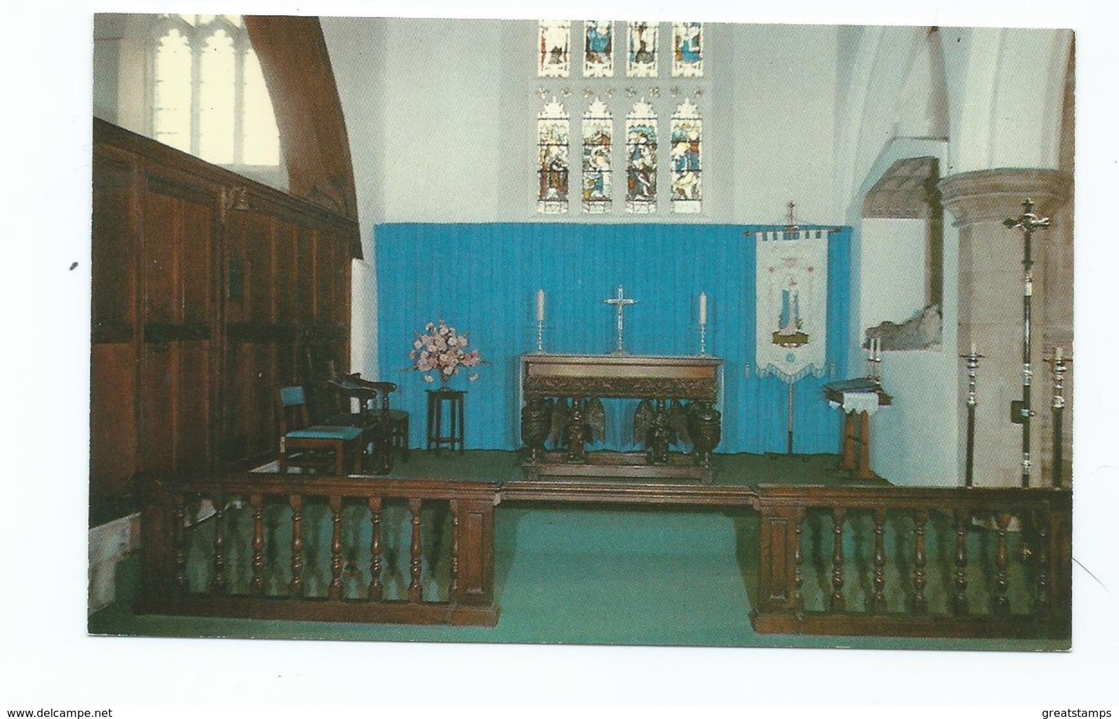 Postcard Somerset Minehead Parish Church Cotman Colour Unused - Minehead
