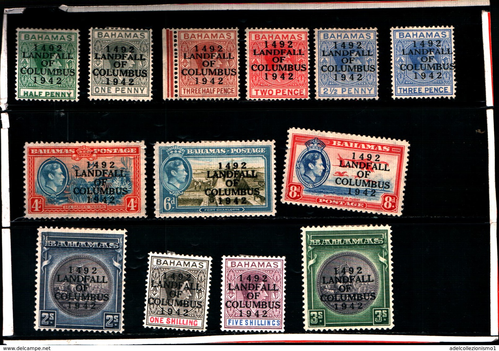 93775 ) BARBADOS LOTTO FRANCOBOLLI  - MLH* - 1859-1963 Colonia Britannica