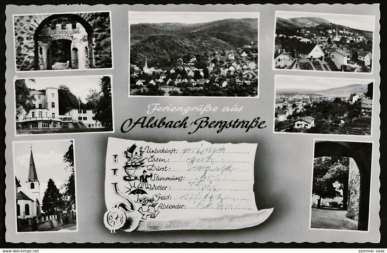 Alsbach / Bergstrasse  -  Mehrbild-Ansichtskarte Ca.1969  (12606) - Bensheim