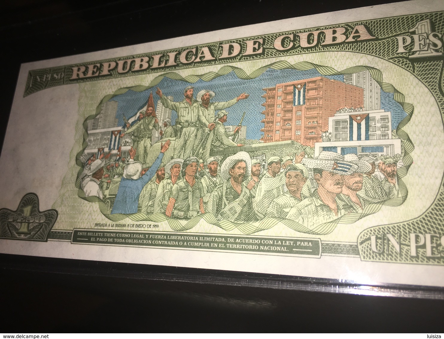 See Photos. Cuba Banknote 1995 Jose Marti 1 Peso GEM UNC - Cuba