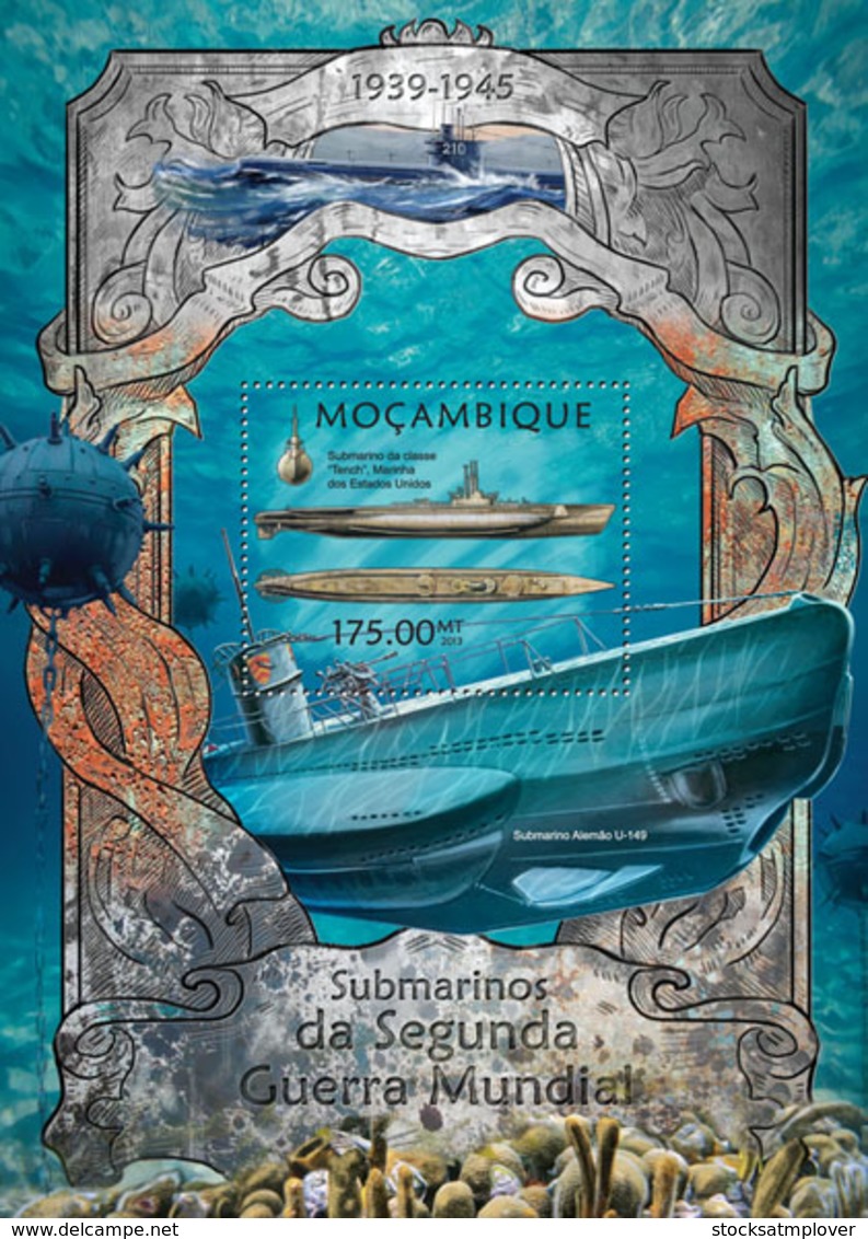 Mozambique 2013 Transport Submarines - Submarines