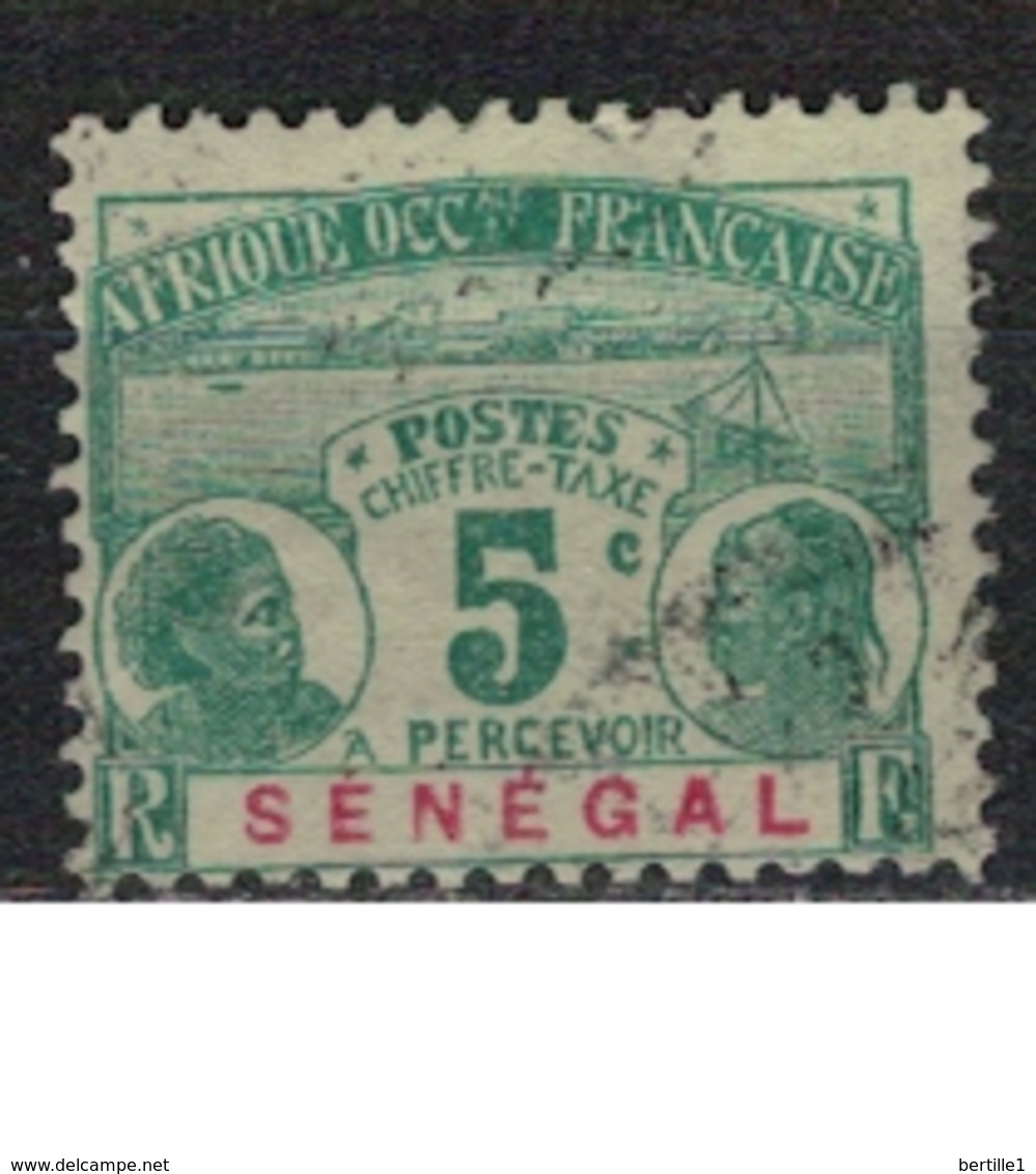 SENEGAL          N°  YVERT  :  TAXE  4     OBLITERE       ( Ob   5/57  ) - Portomarken