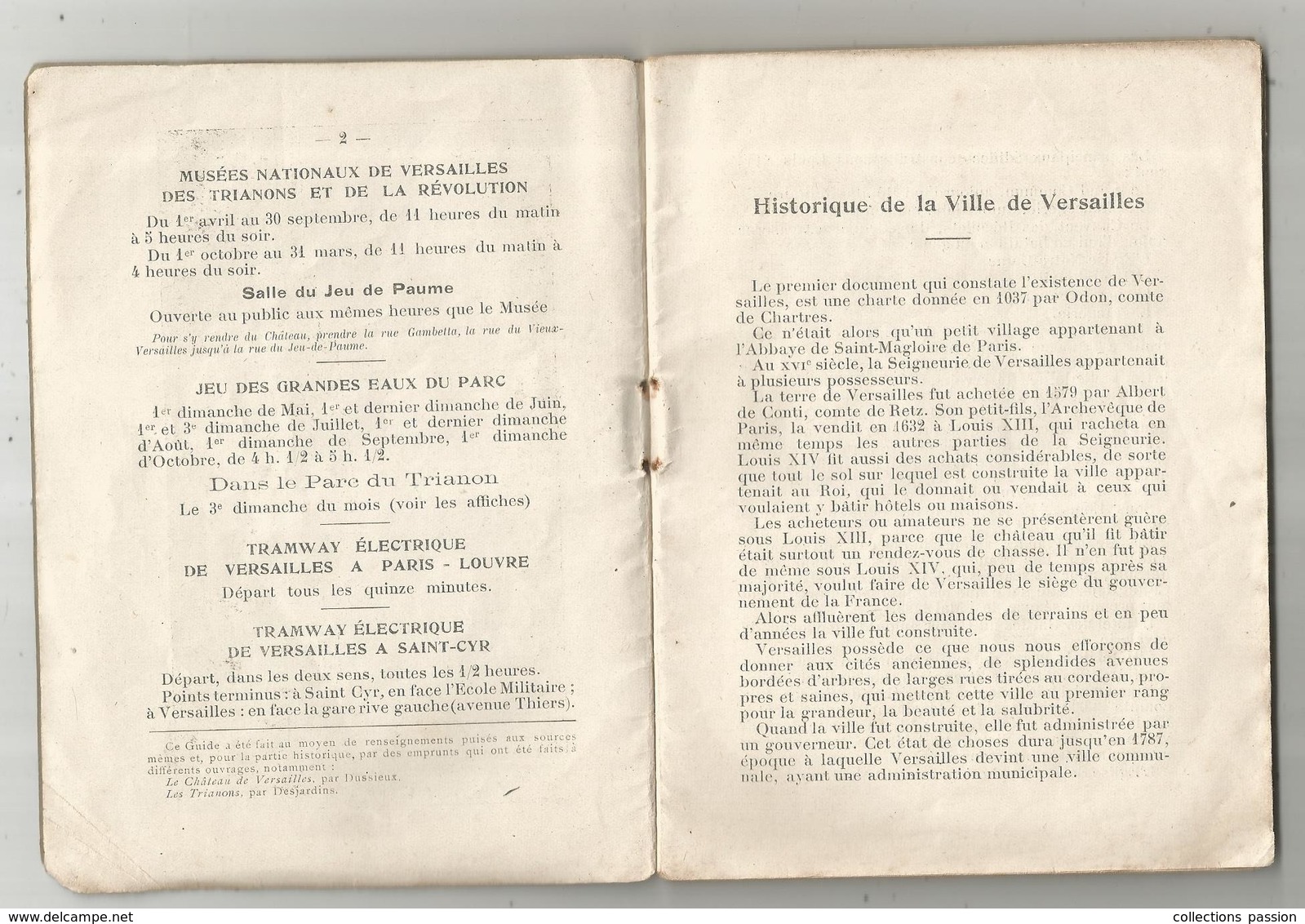 Régionalisme , Ile De France ,guide , VERSAILLES ET LES TRIANONS , 52 Pages, 3 Scans ,frais Fr 2.45 E - Ile-de-France