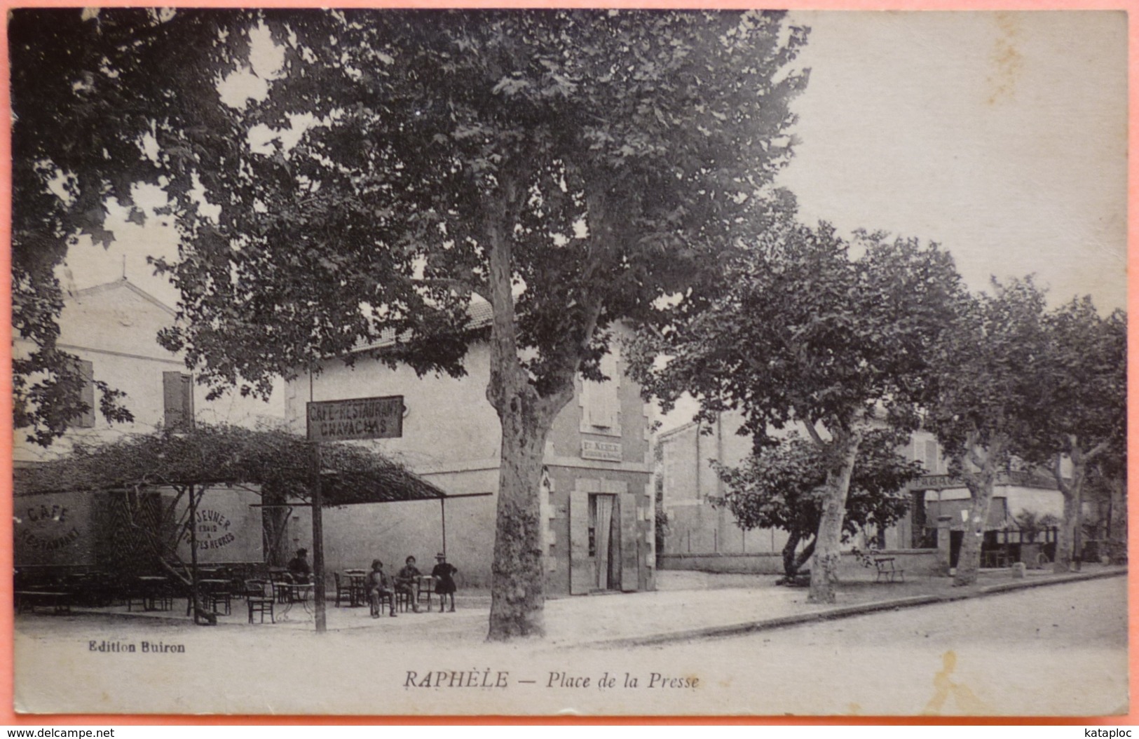 CARTE RAPHELE - 13 - PLACE DE LA PRESSE -SCAN RECTO/VERSO-13 - La Ciotat