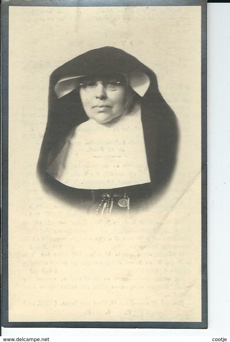Céline Delmeire  ( Zuster Marie- Landrade ) O Semmerzake 1866  + Gent 1936 - Images Religieuses