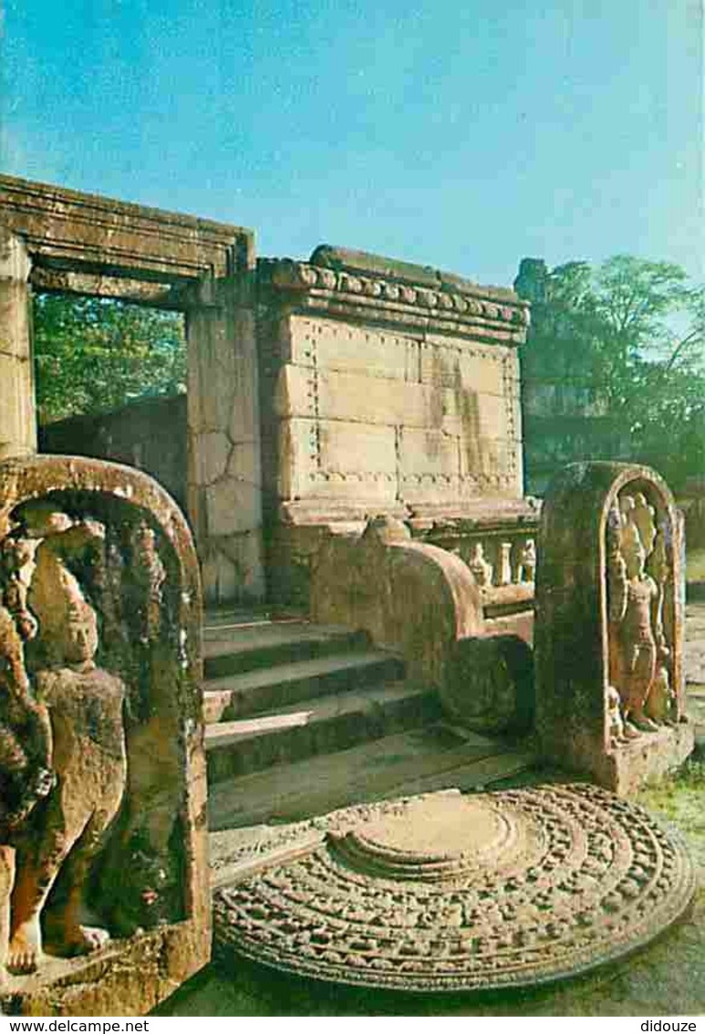 Sri Lanka - Moonstone And Guardstone - Ruins Of Polonnaruwa - Carte Neuve - Voir Scans Recto-Verso - Sri Lanka (Ceilán)