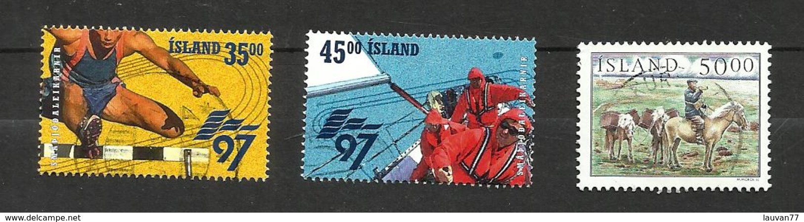 Islande N°823, 824, 832 Cote 4 Euros - Gebraucht