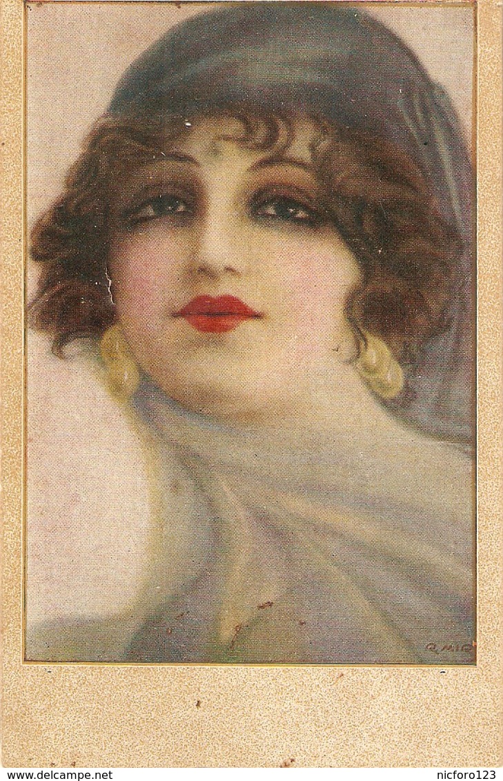 "Pretty Lady" Nice Vintage Spanish Postcard - Mujeres