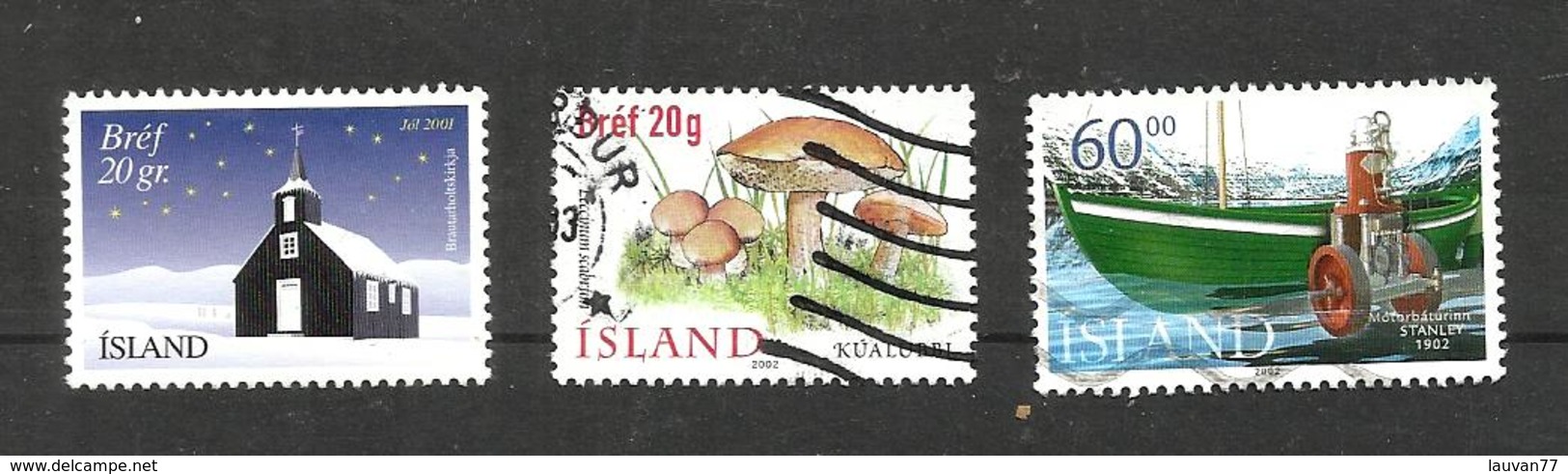 Islande N°926, 928, 930 Cote 4.25 Euros - Usados