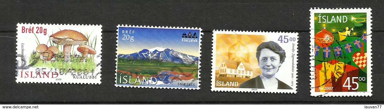 Islande N°928, 932, 939, 952 Cote 5 Euros - Usati