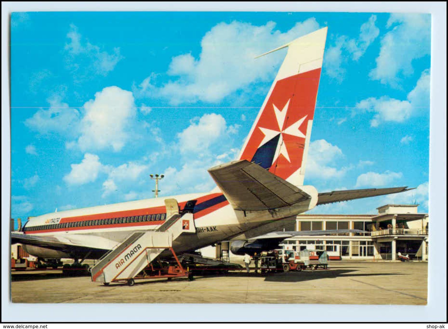 W7X70/ Malta Luqa Airport Flughafen Flughafen AK Ca.1970 - Other & Unclassified