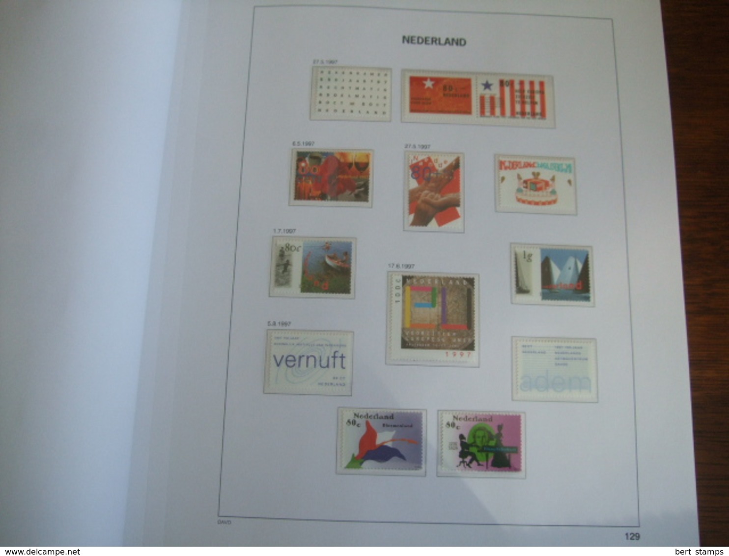 Collection Netherlands in DAVO LUXE album 1996 till 1999 MNH including extra sheets